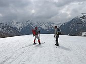 38 Mauro ha recuperato un paio di sci degli anni 80